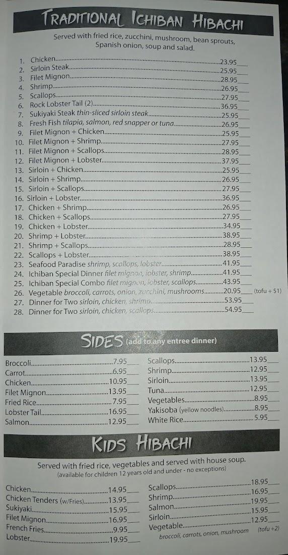 Ichiban Japanese Steakhouse