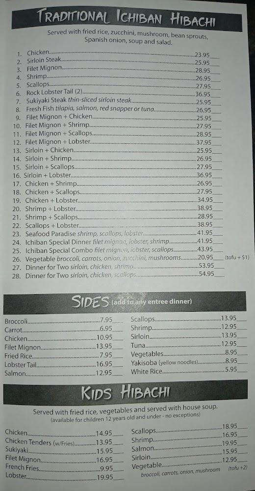 Ichiban Japanese Steakhouse Aged Tofu