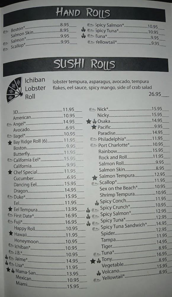 Ichiban Japanese Steakhouse Beef Negimaki